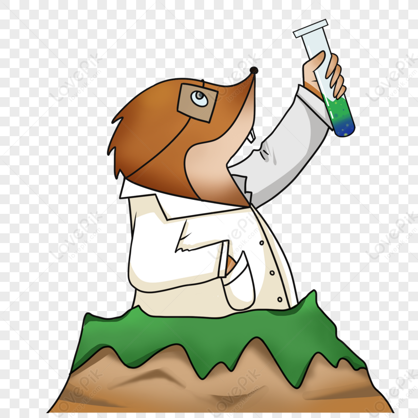 Cartoon Chemical Mole Day Elements,experiment,glasses,paint Hand PNG ...