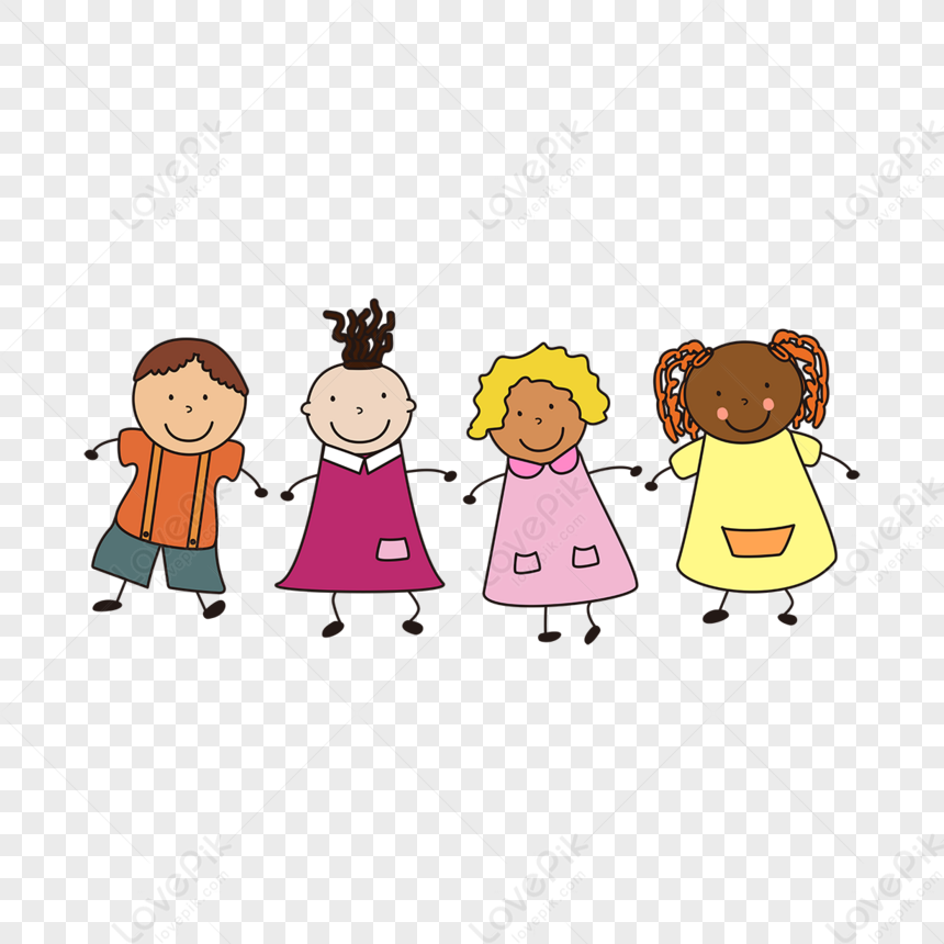 Cartoon Stick Figure Cartoon Child Material Children Clipart,female,mom ...