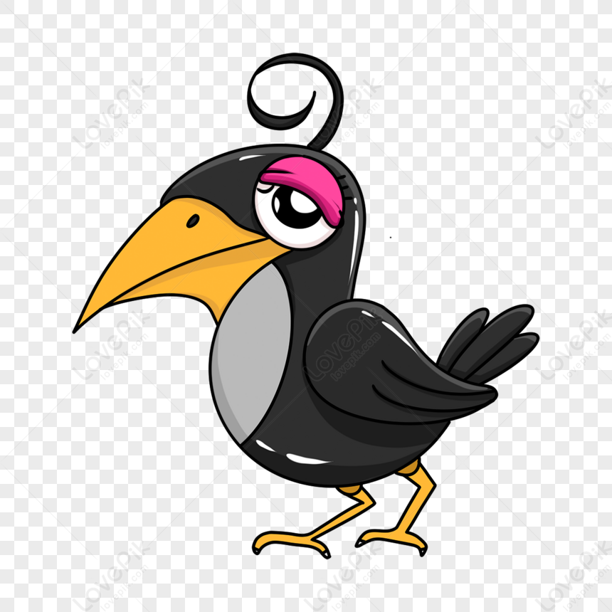 Crow Bird Cartoon Clipart,birdie,birds,funny PNG Picture And Clipart ...