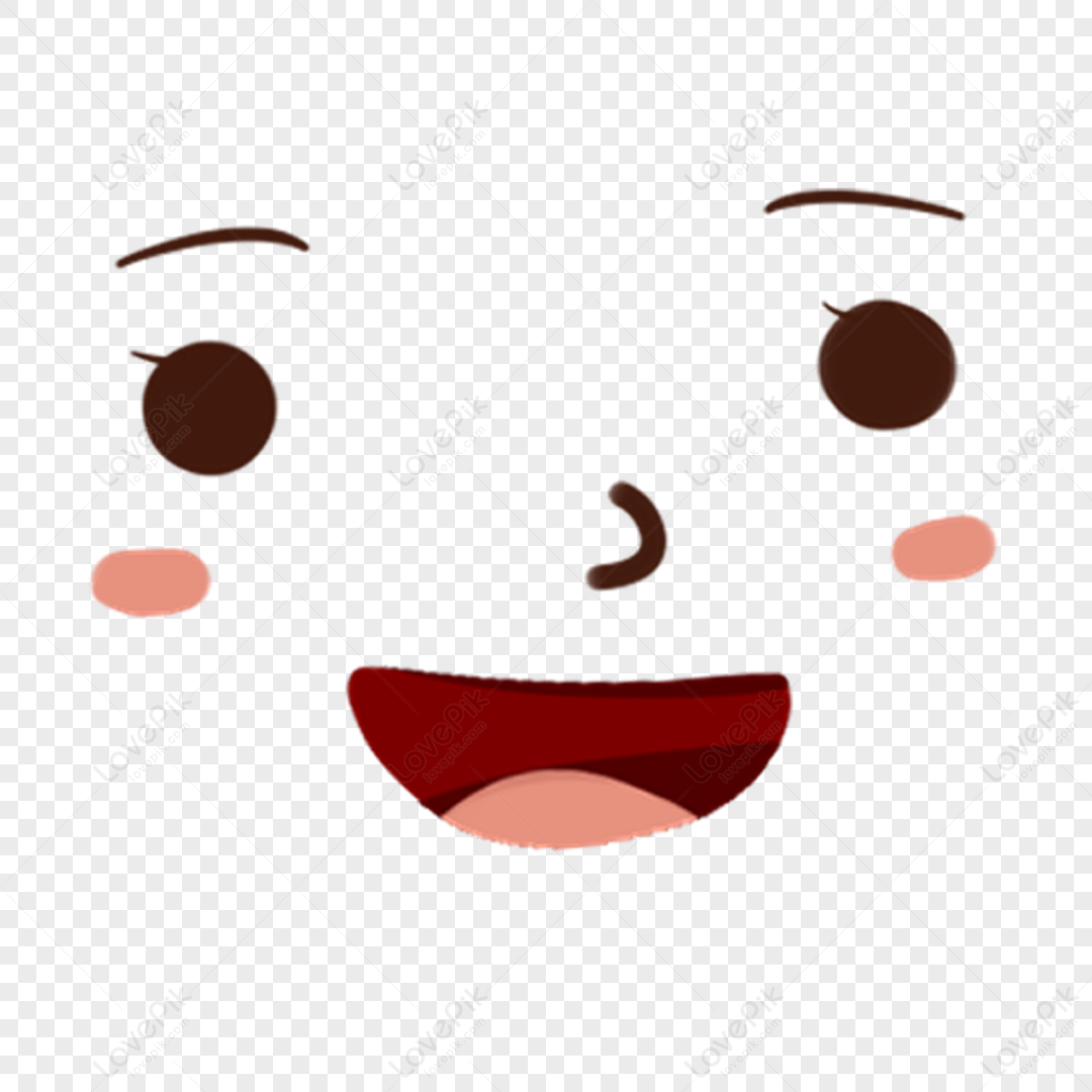 Cute Face PNG, Vector, PSD, and Clipart With Transparent Background for  Free Download