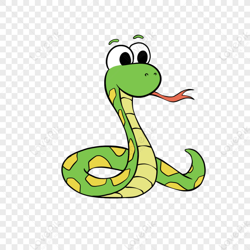 Cyan Snake Clipart Hand Drawn Stickers,simple,map PNG Picture And ...