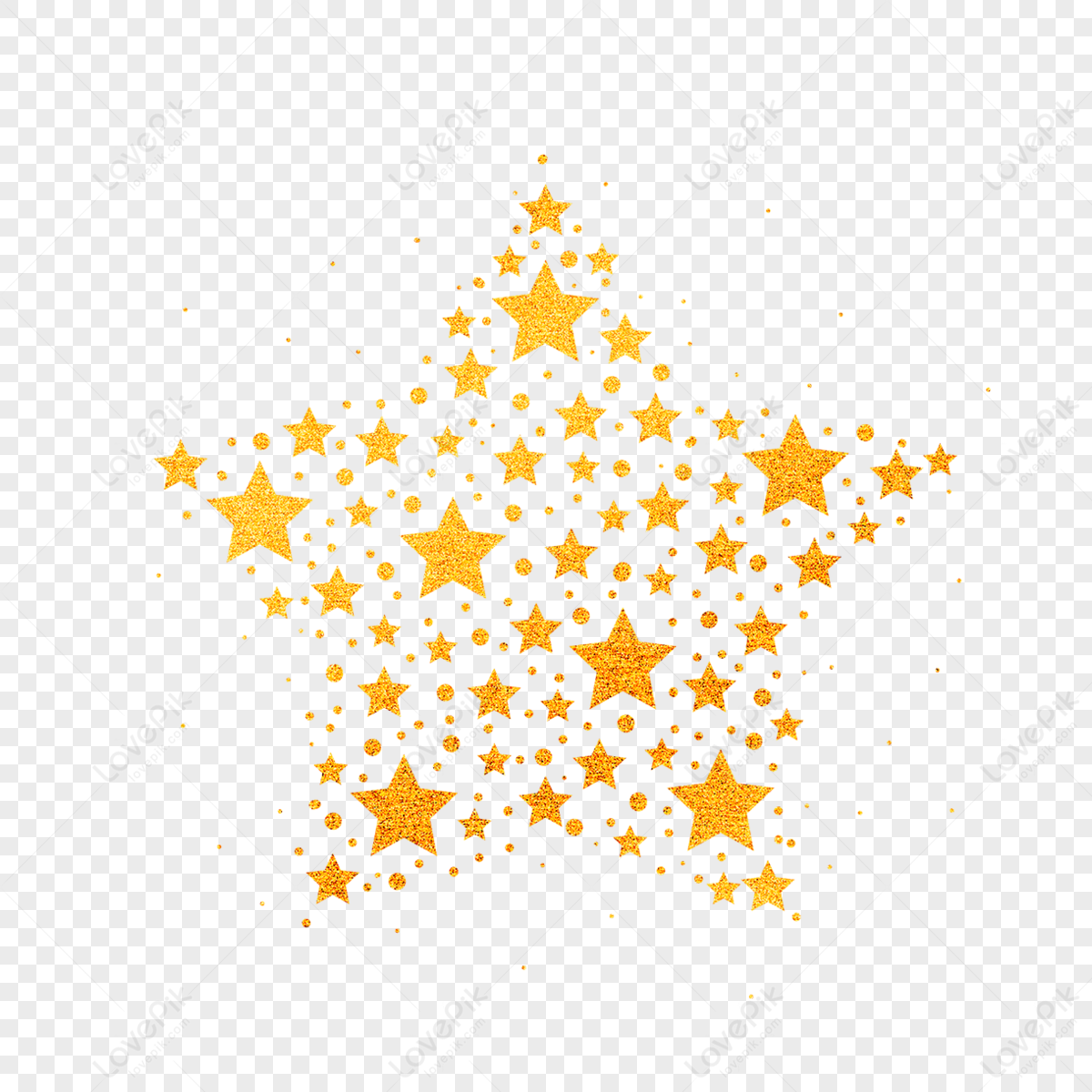 77 number icon design with golden star and glitter