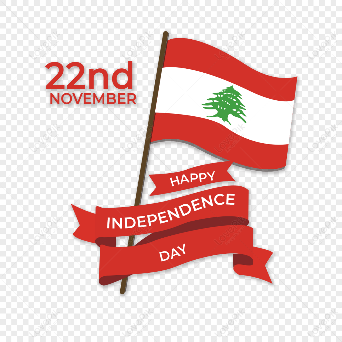 libanesische Flagge png