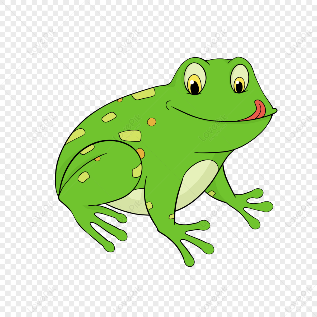 Smiling Frog PNG Images With Transparent Background | Free Download On ...