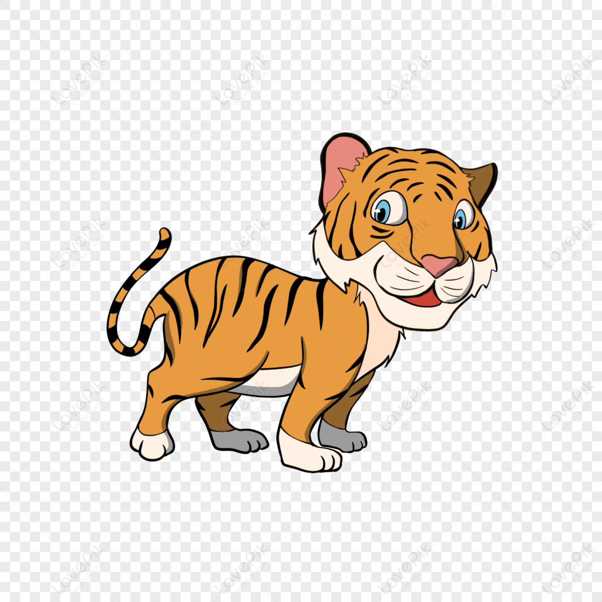 Mascot Tiger Baby изображение, Mascot Tiger Baby фото_Фоновое  изображение_ru.lovepik.com Бесплатная картинка