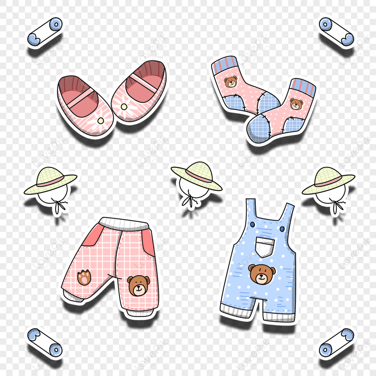 Flat Clothes PNG Images With Transparent Background