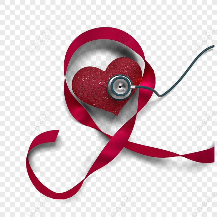 Elemento 3d Dello Stetoscopio Del Nastro Di Amore,nastro,rosso,stetoscopio  3d PSD Immagine Gratis, Grafica download su Lovepik