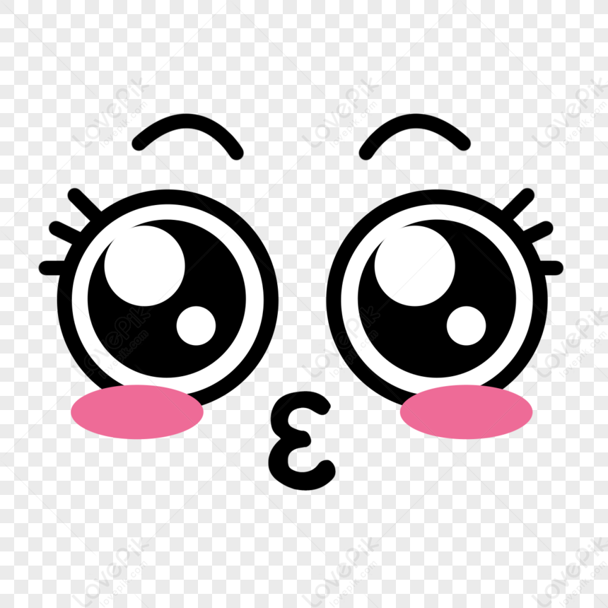 Original Cartoon Face Expression Pack Picture,image,pout PNG ...