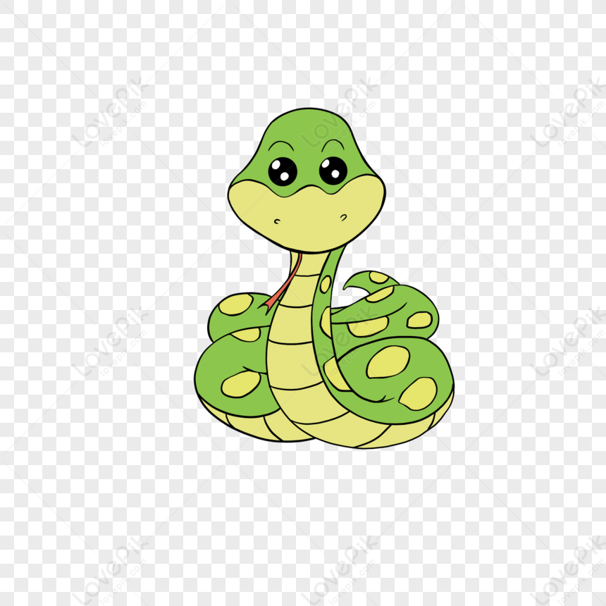 Snake Clipart Children Stickers,creativity,cartoon Snake,cartoon Python ...