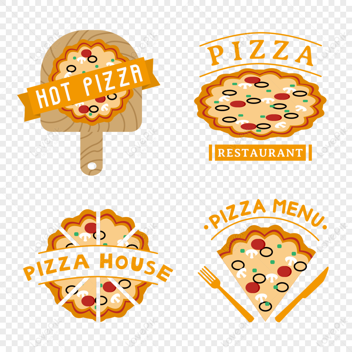 Pizza Logo by Huzefa K on Dribbble