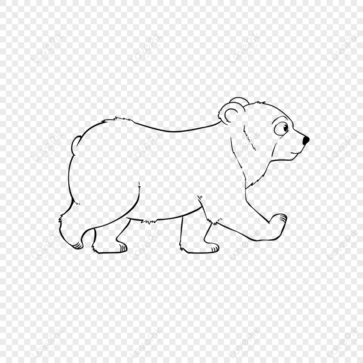 Bear Clipart 1401446 Illustration By Lineartestpilot - vrogue.co