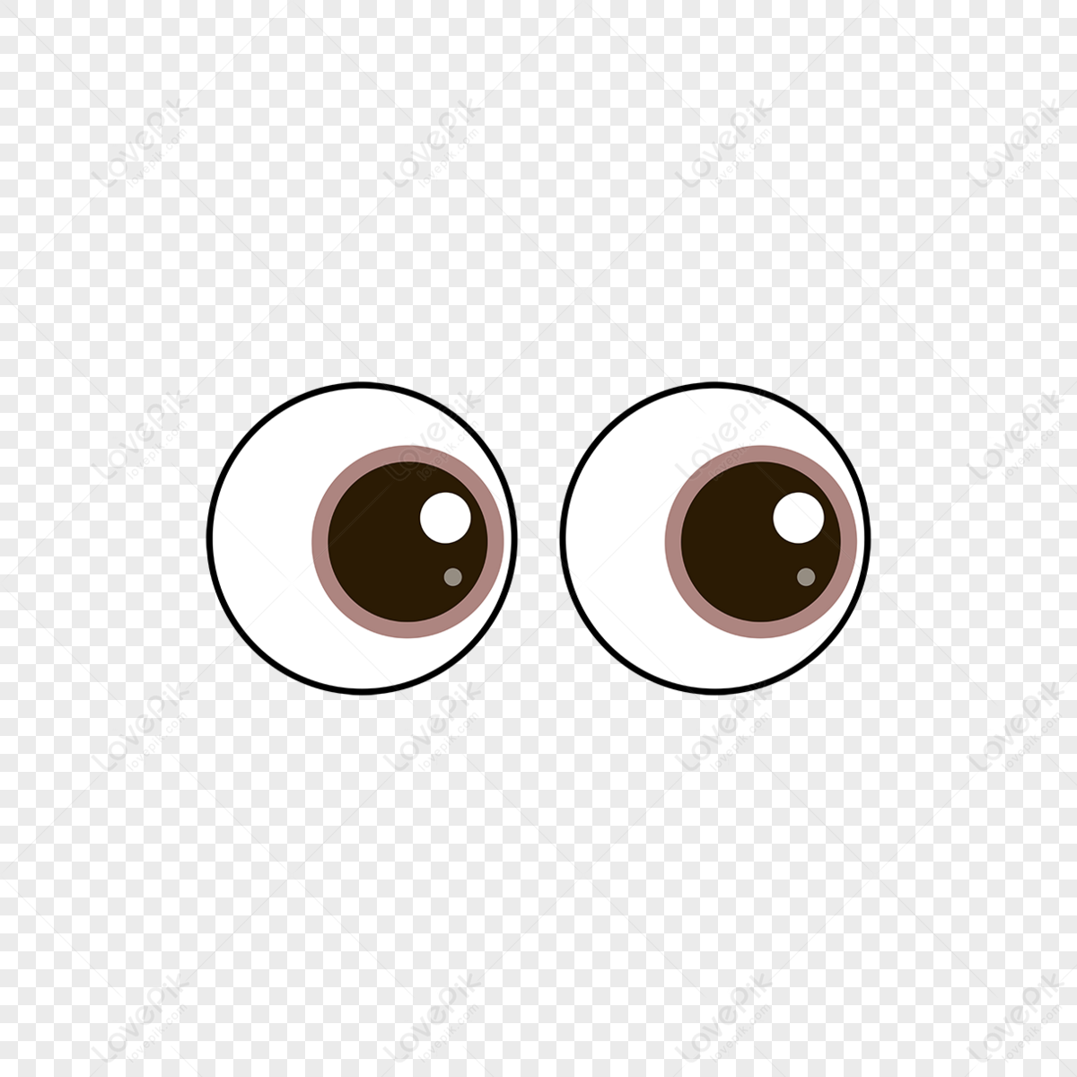 eyes clipart cartoon black brown cute big eyes material anime eyes png transparent background