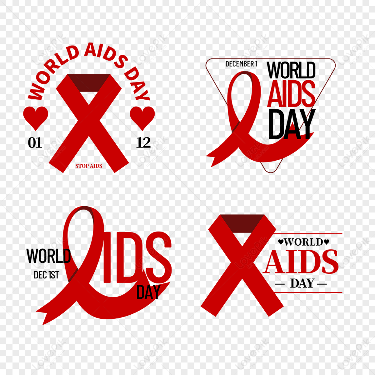 dünya aids günü aşk promosyon rozeti,döngü,tedavi,illüstrasyon png. dünya a...