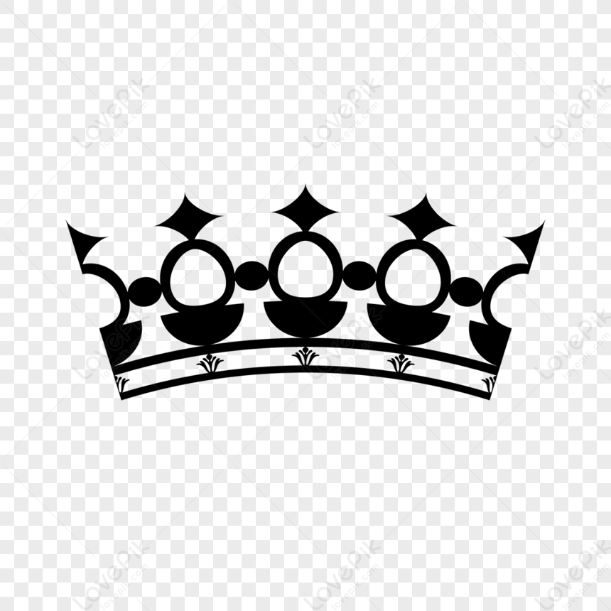 Black Crown Arc Silhouette Crownclipart,flat Style PNG Image Free ...