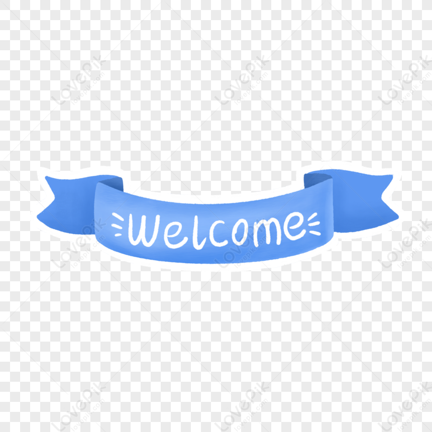 Blue Baby Welcome Slogan Sticker,child,paper Tape,blue Stickers PNG ...