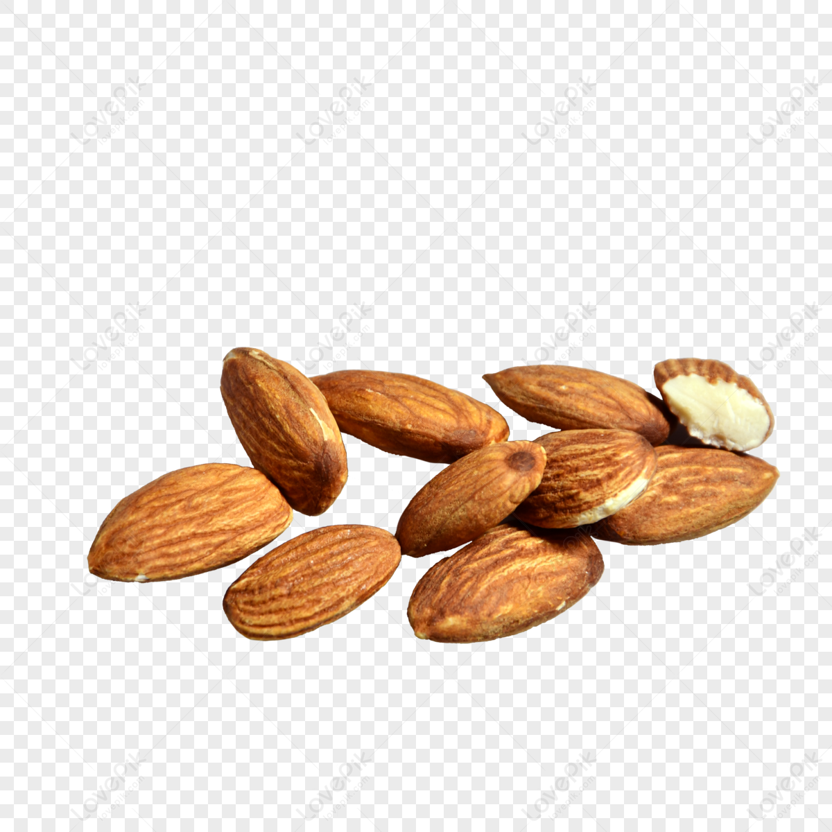 Nutritious Almonds PNG Images With Transparent Background | Free ...