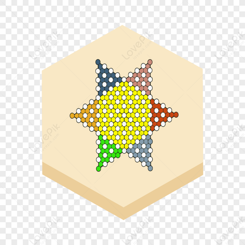 Cartoon Khaki Checkers Board,hexagon,checkerboard,checkered Free PNG ...