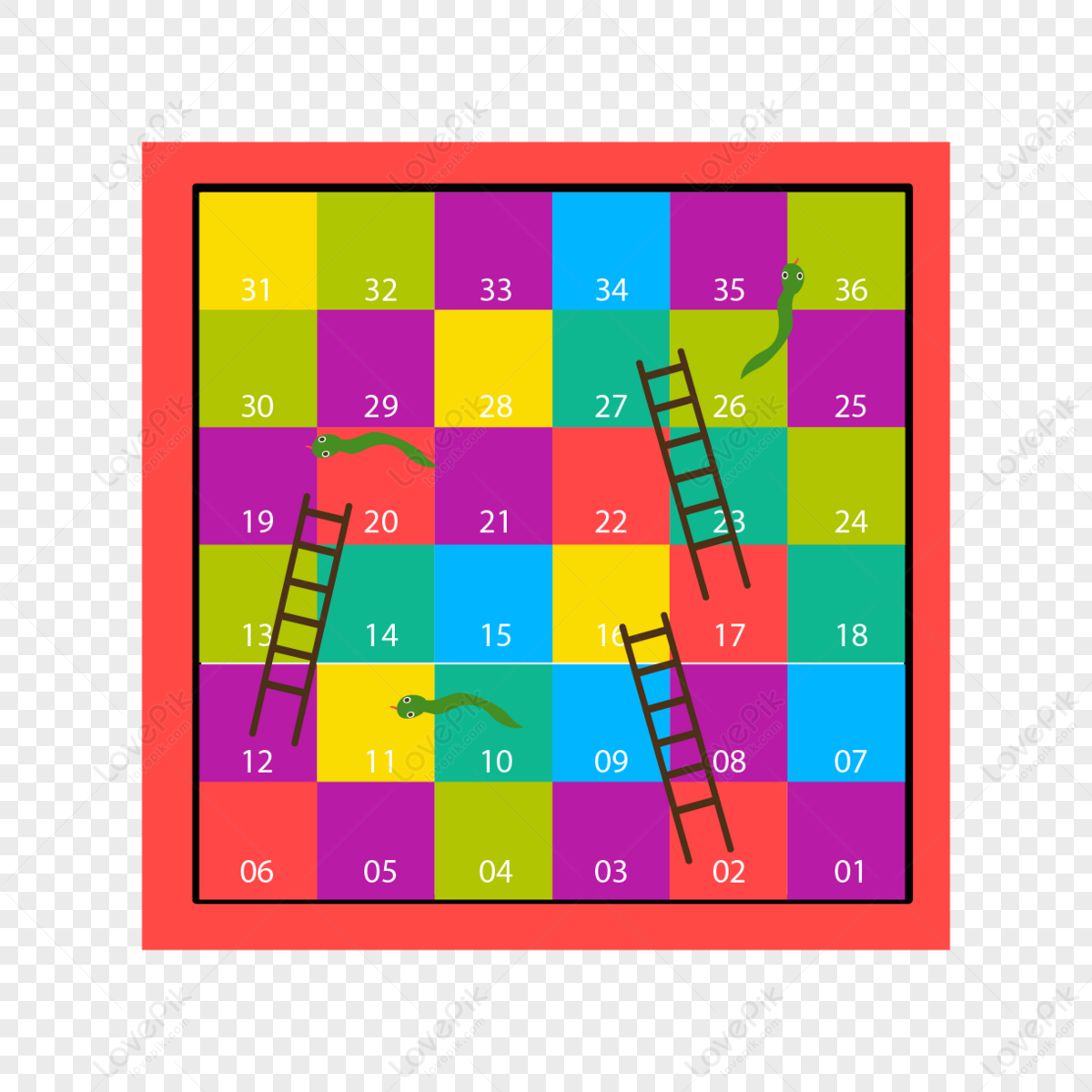 Snake And Ladder Game PNG Images With Transparent Background | Free  Download On Lovepik