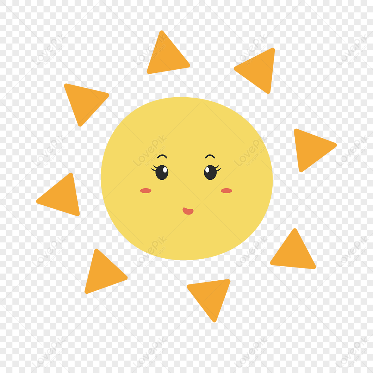 Cartoon Cute Sun Vector Material Stick Figure Sun Clipart,cartoon ...