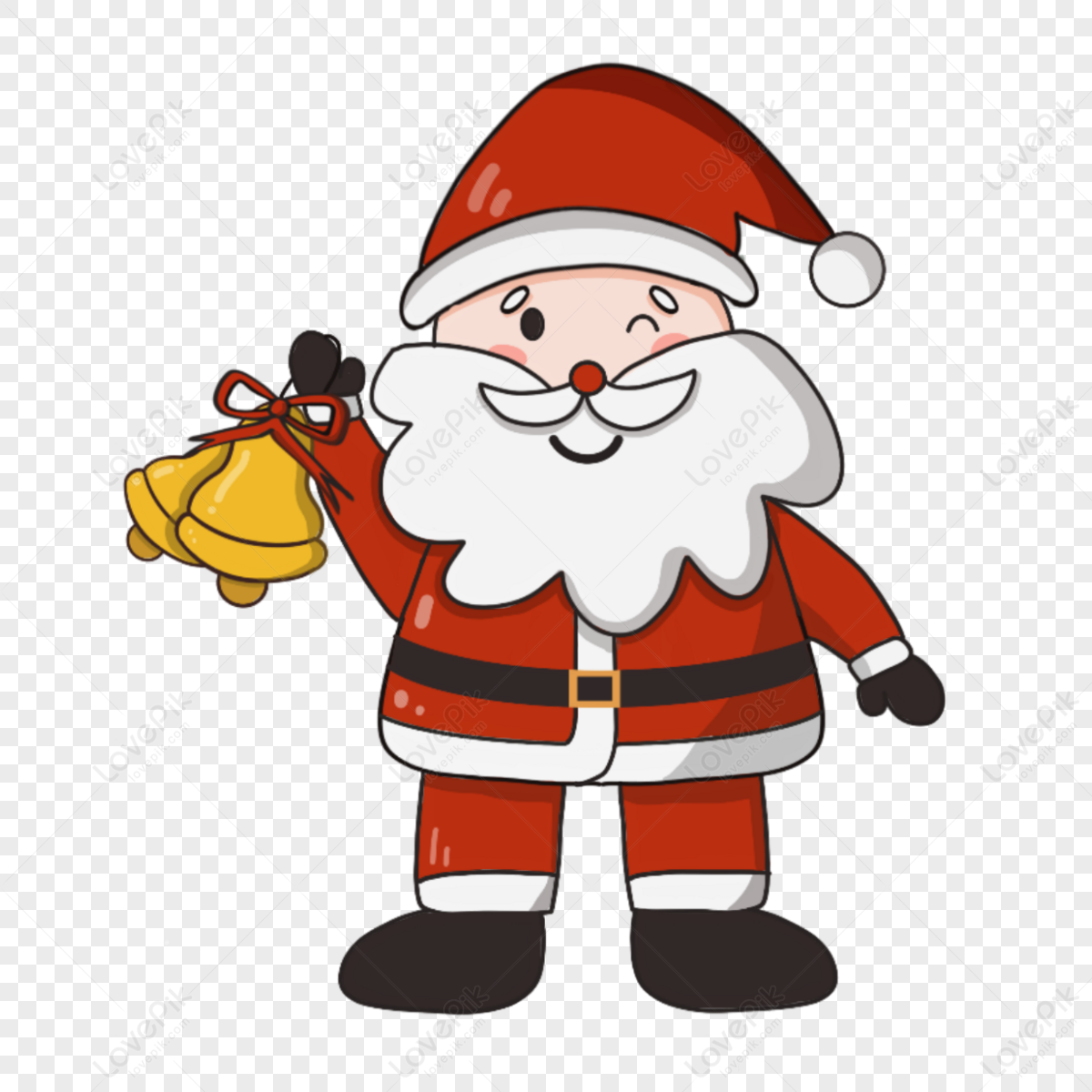 Santa Bell PNG Images With Transparent Background | Free Download On ...