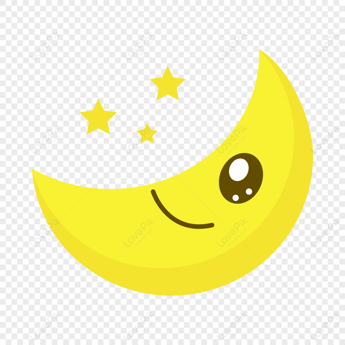 Cute Moon Clipart PNG Images With Transparent Background | Free ...