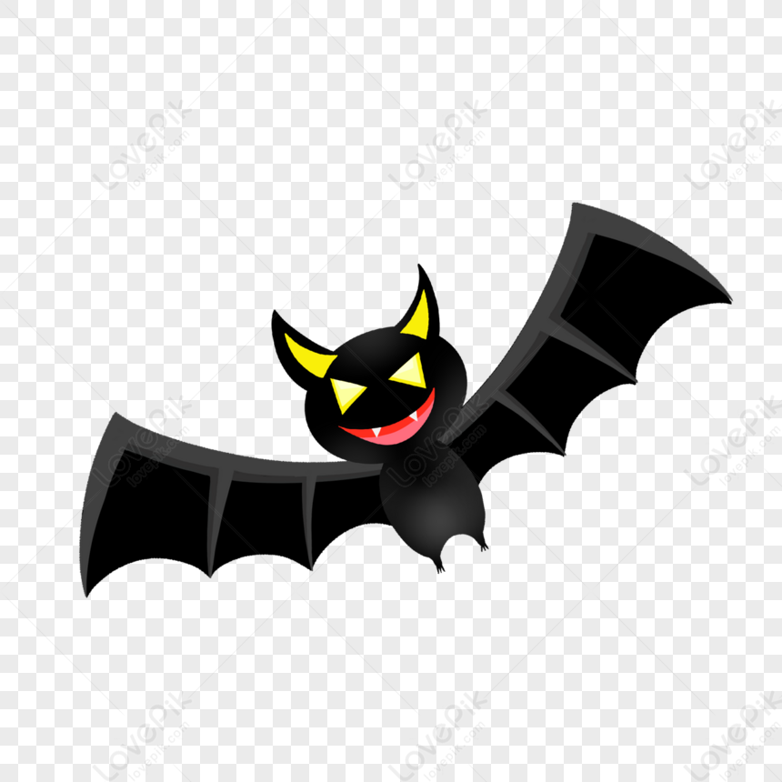 Flying Demon Bat Spread Winged Bat Cute Clipart,cute Wings,spread Wings ...
