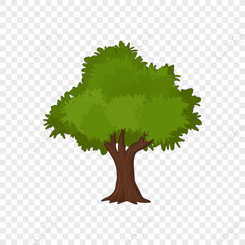 Forest Clipart Material Cartoon Trees Tree Clipart,small Trees,old ...