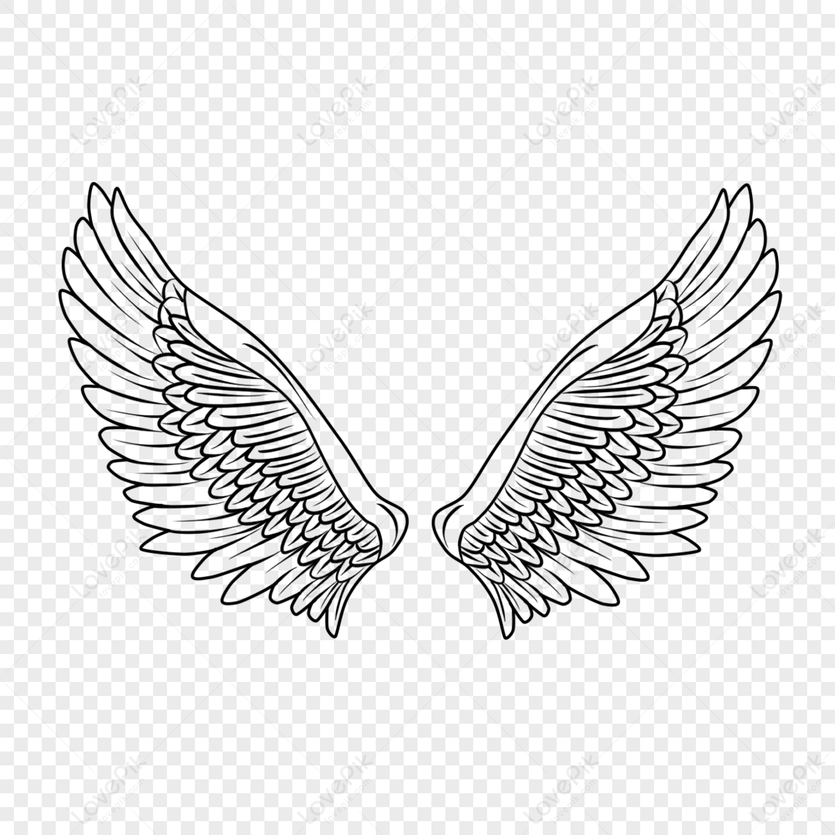 Dibujo De Ilustración Alas ángel PNG ,dibujos Dibujo De Angel, Dibujo De Ala  De Angel, Dibujo De Ala PNG y PSD para Descargar Gratis