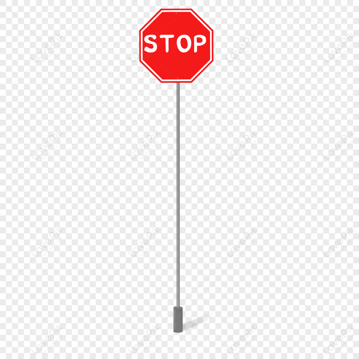 Red Stop Sign PNG Images With Transparent Background | Free Download On ...