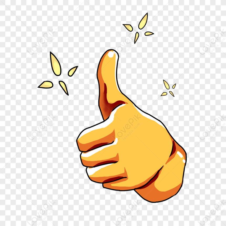 Shiny Cartoon Left Hand Like Gesture,cartoon Gestures,decoration PNG ...