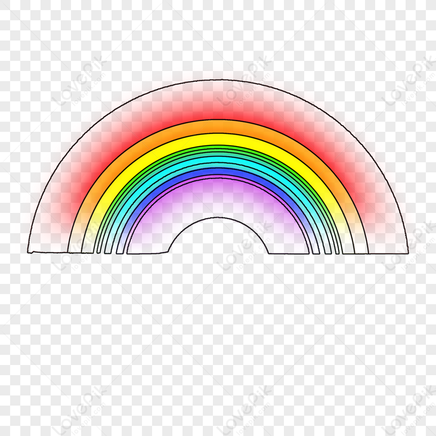 Stroke Fantasy Rainbow Clip Art,color,gradient,strokes PNG Free ...