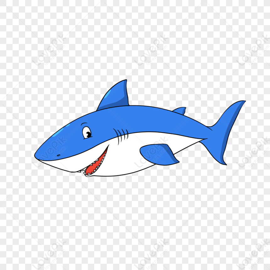 Underwater Animal Cartoon Shark Clipart Hand Drawn,carnivores,hand ...