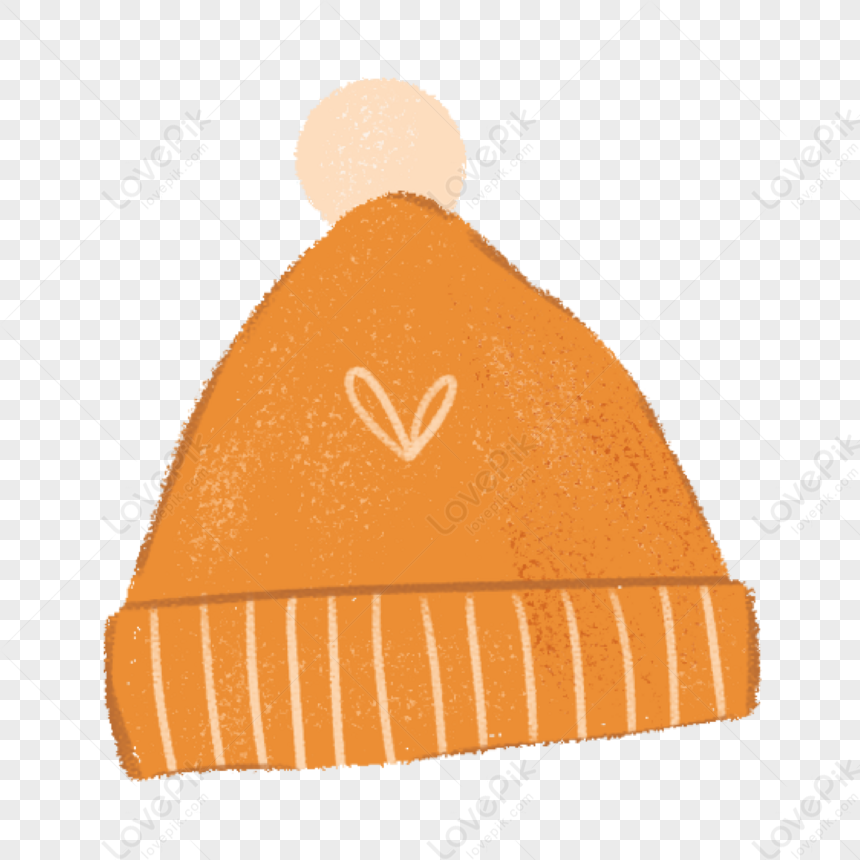 Yellow Child Cute Fur Ball Hat,yellow Balls,cartoon PNG Transparent