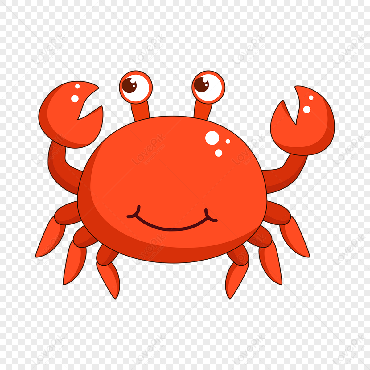 Crab Clipart Cartoon Material Crab Clipart,sea Crab PNG Transparent ...