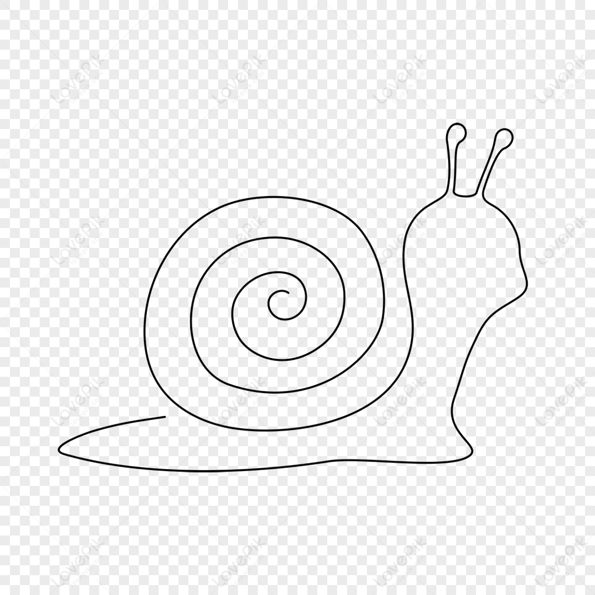 Line Draw Vector Snail Abstract Line Drawing,simple,abstract Lines PNG