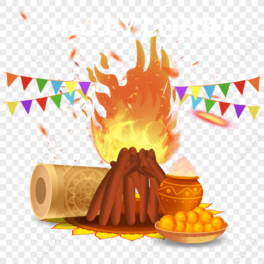 Lohri Torch Holiday Ideas,colorful,farm,indian PNG Image Free Download ...