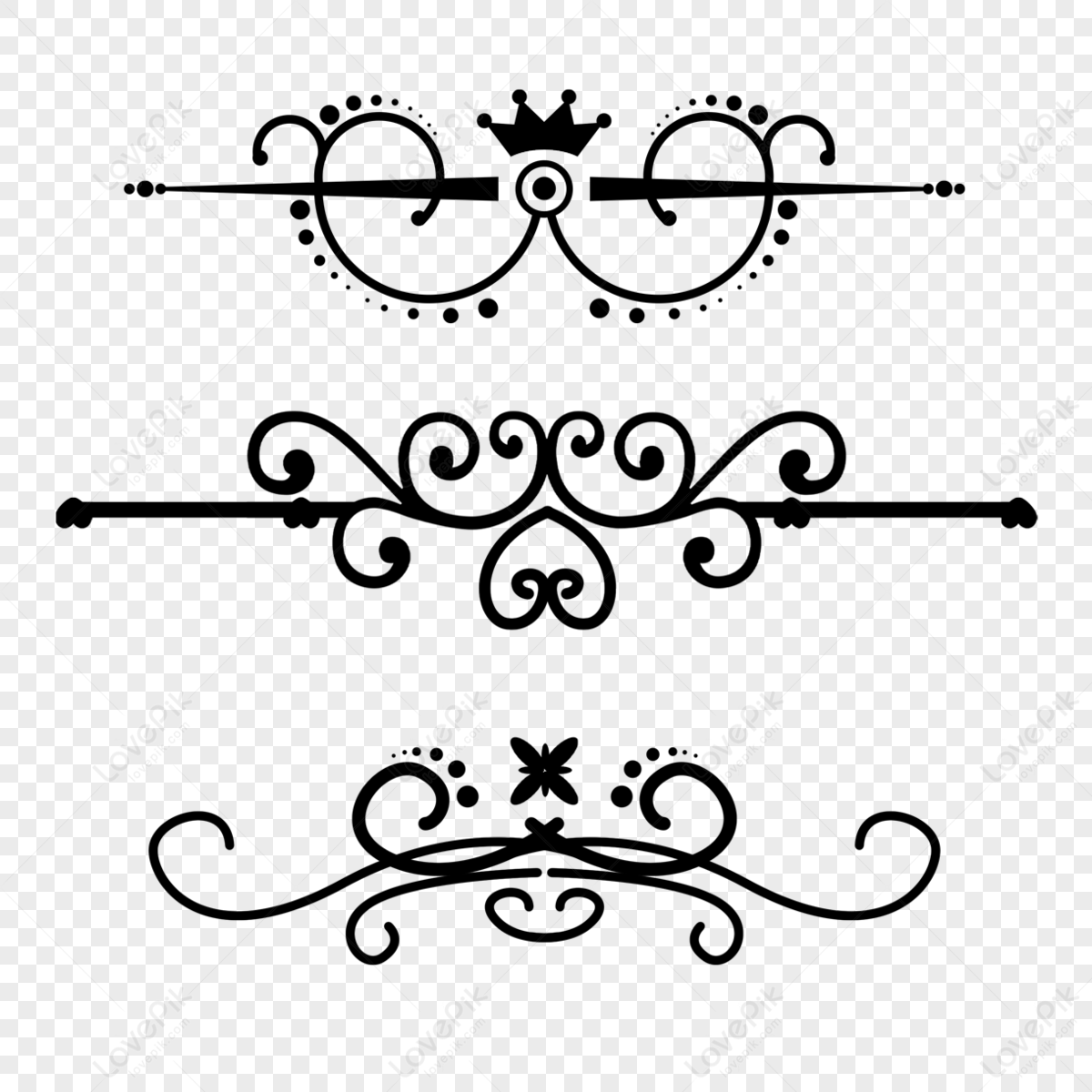 Black And White Line Decoration Map,black-and-white Line,decorative 