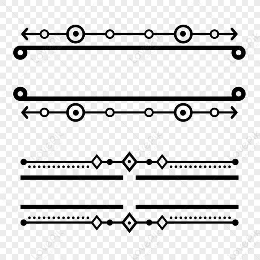 Black Line Dot Combination Stripes,black Dots,combinations,title Box ...