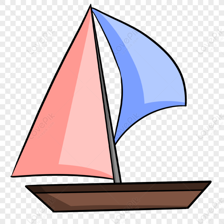 Color Boat Clip Art Sailing Lineart Wooden Boat,sailing Sketch,sailboat ...