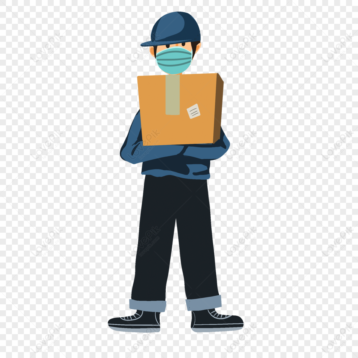 Courier Boy PNG Images With Transparent Background | Free Download On ...