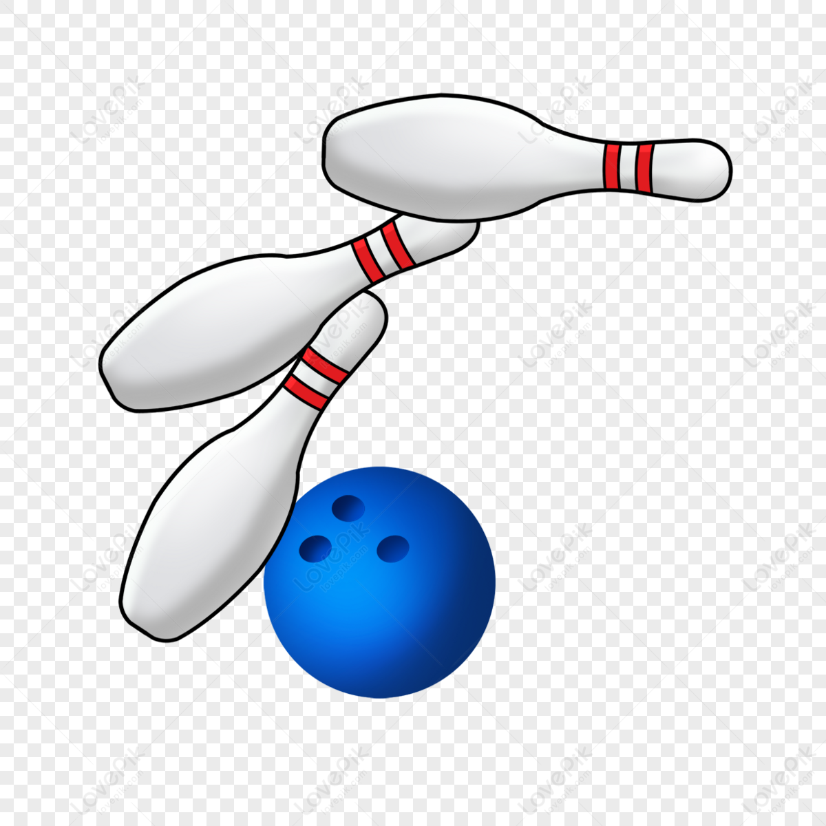 Minimalistic Hand Drawn Bowling Clip Art,hand Drawn Bowling Ball,sports ...