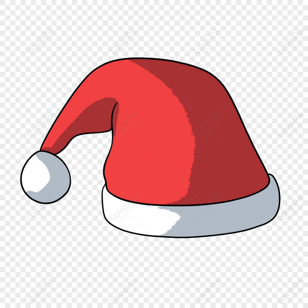 Christmas Hat Drawing PNG Images With Transparent Background | Free ...