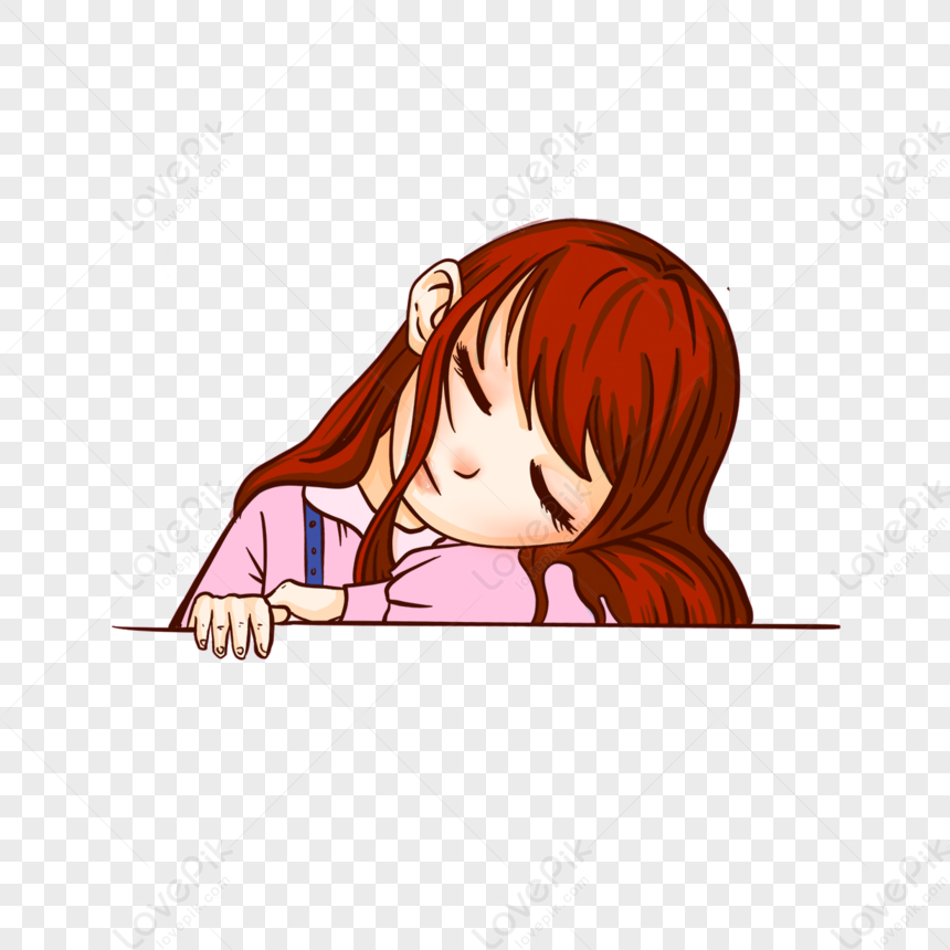 fille sortant du lit clipart