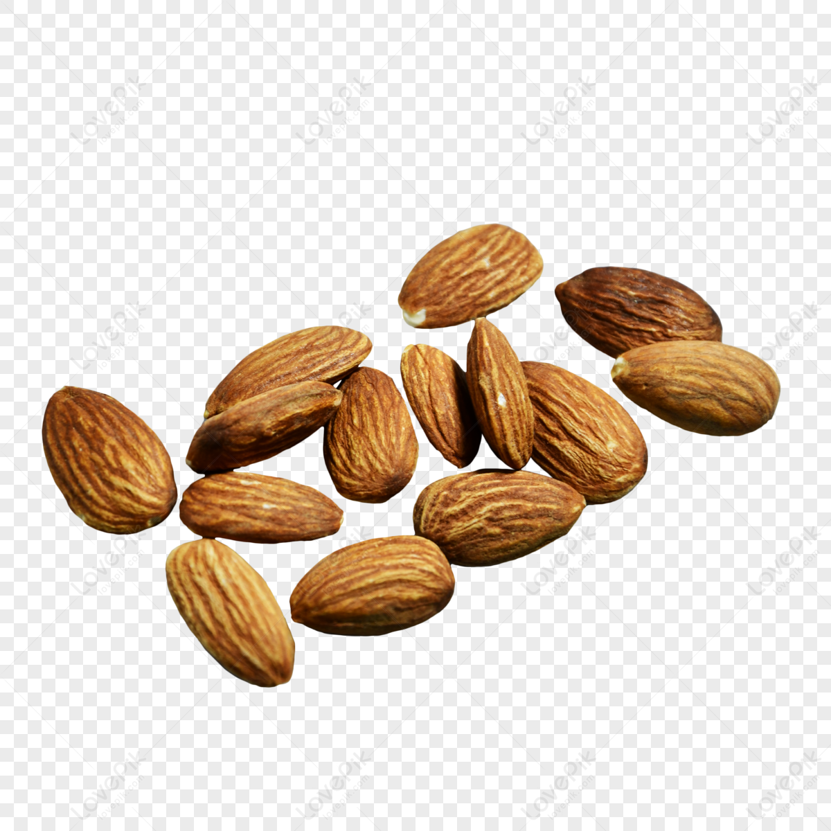 Shelled Almonds,prunus Dulcis,peel The Fruit Nuts,snack PNG Hd ...