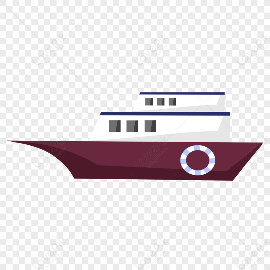 Ship Brown Hand Drawn Clipart,hand Painted,paint Hand,ferry PNG White ...