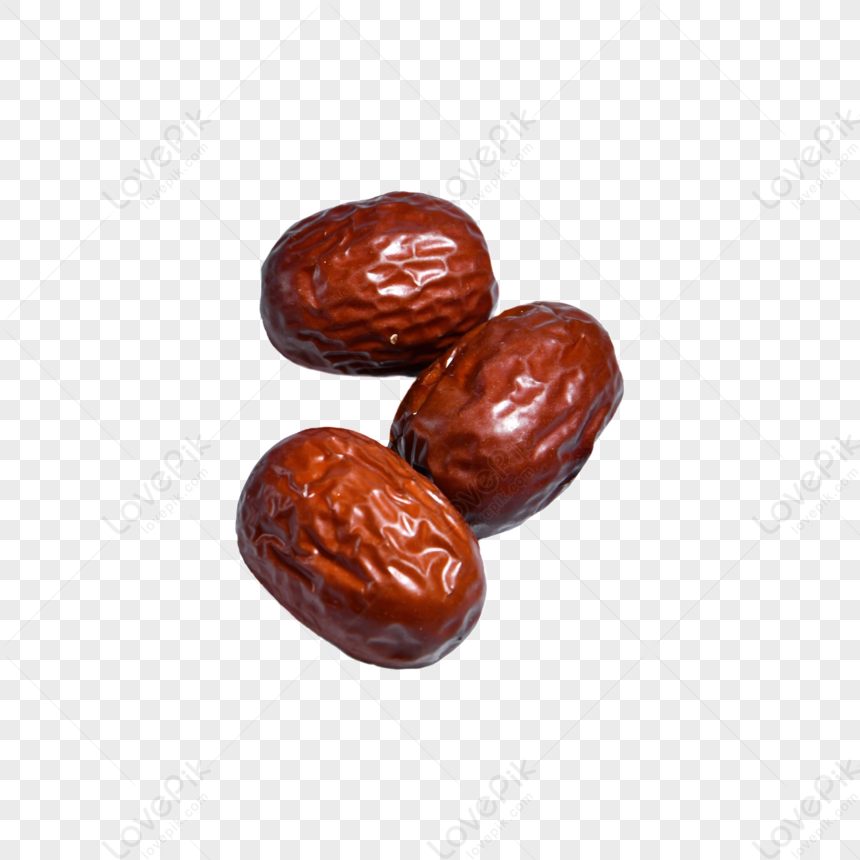 Three Whole Healthy Red Dates,specialty,bright Red,jujube PNG White ...