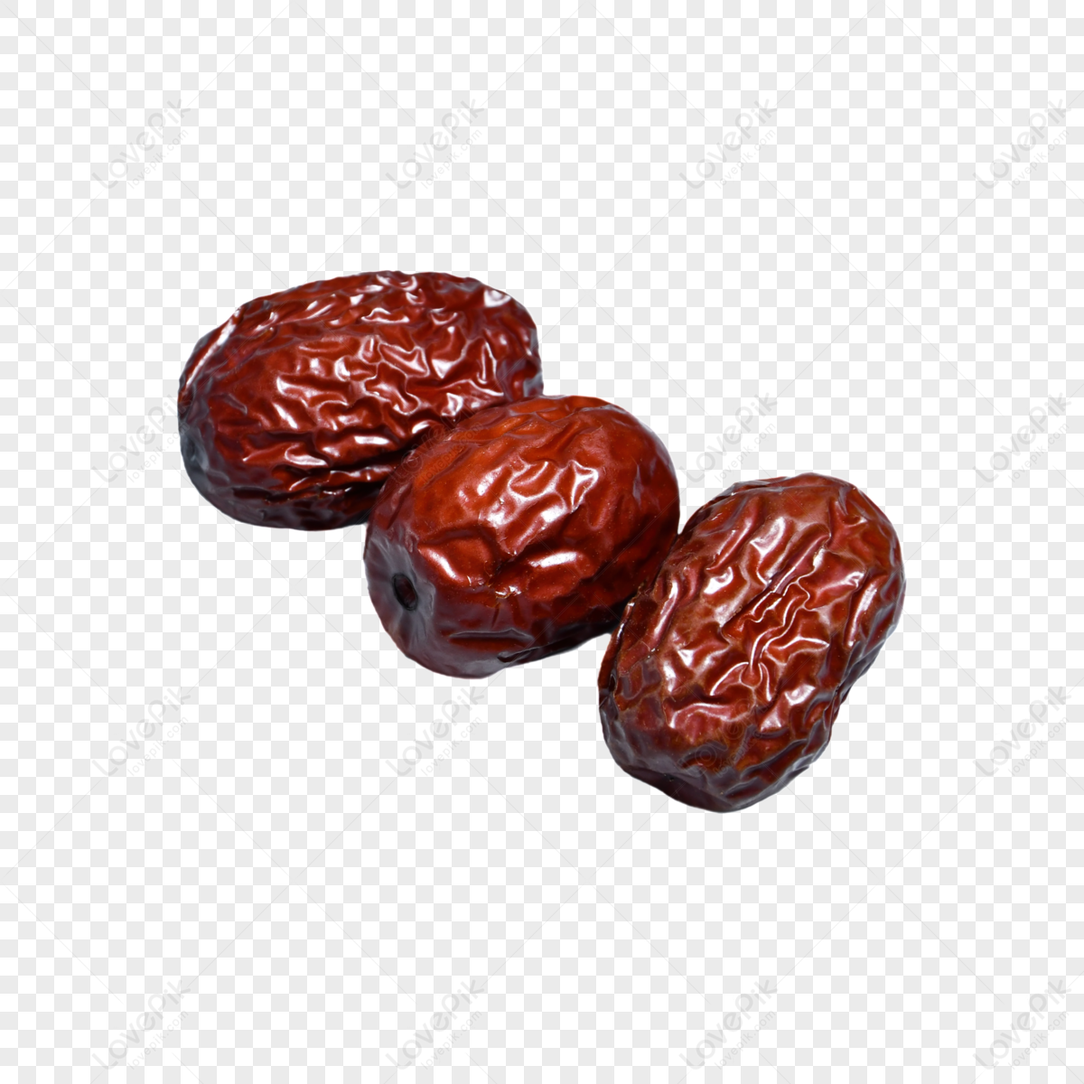 Three Whole Healthy Red Jujube Fruits,red Brown,ziziphus Jujuba PNG ...