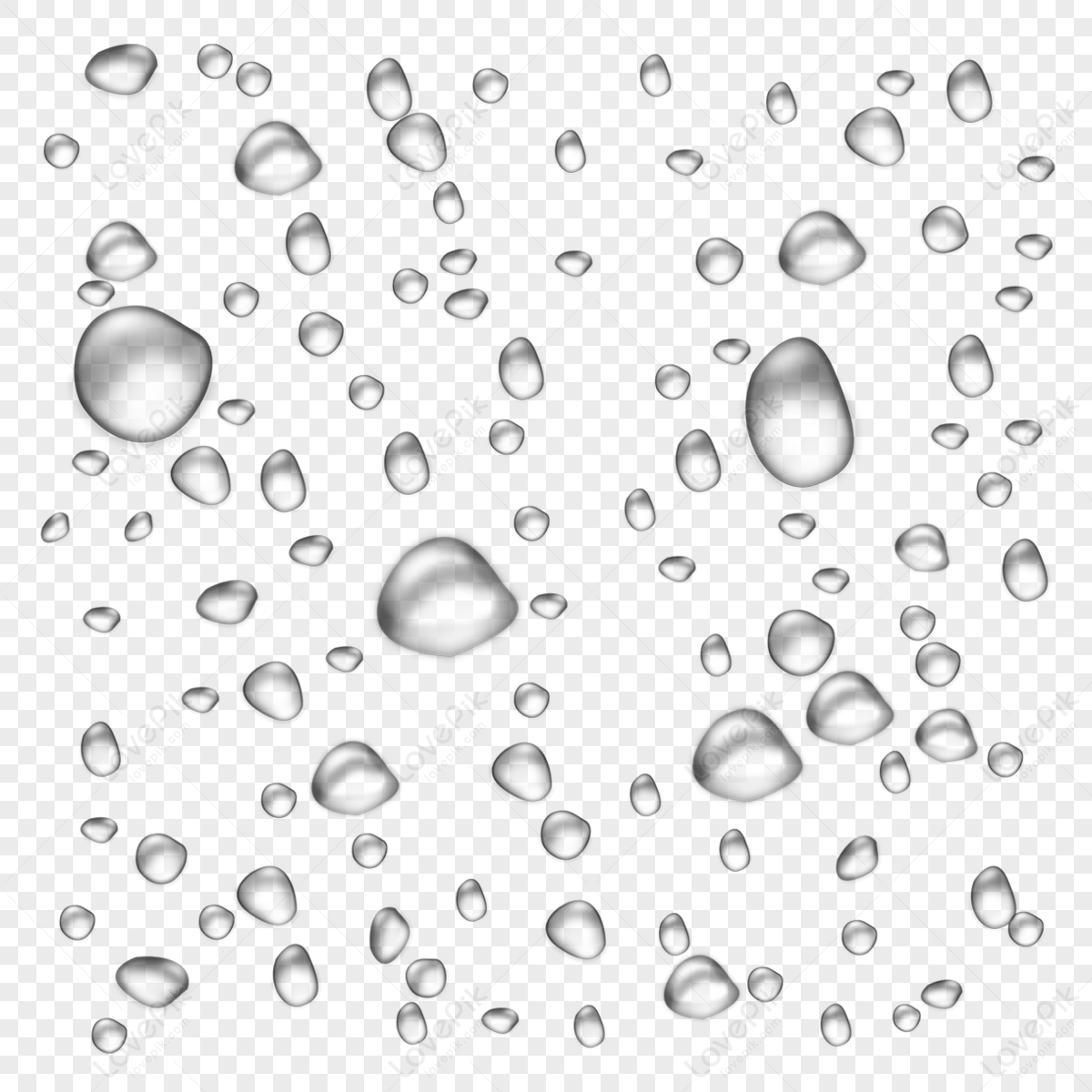 Transparent Scattered Raindrops,messi,transparency,irregular PNG Image ...