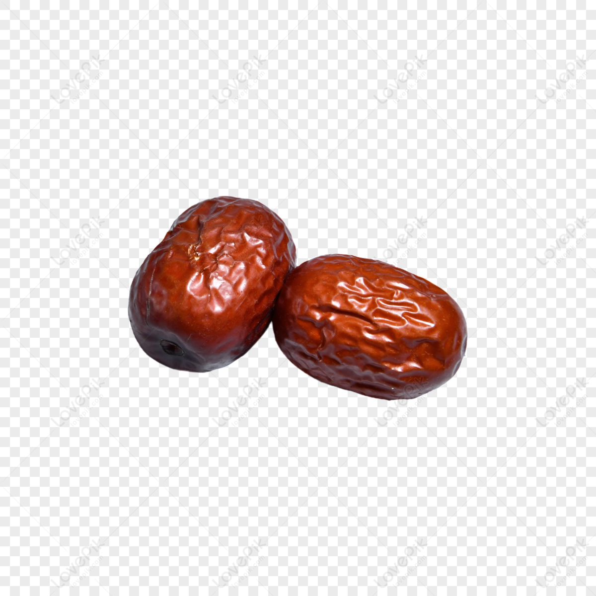 Two Healthy Ripe Red Dates,jujube,specialties,dry Goods PNG Picture And ...