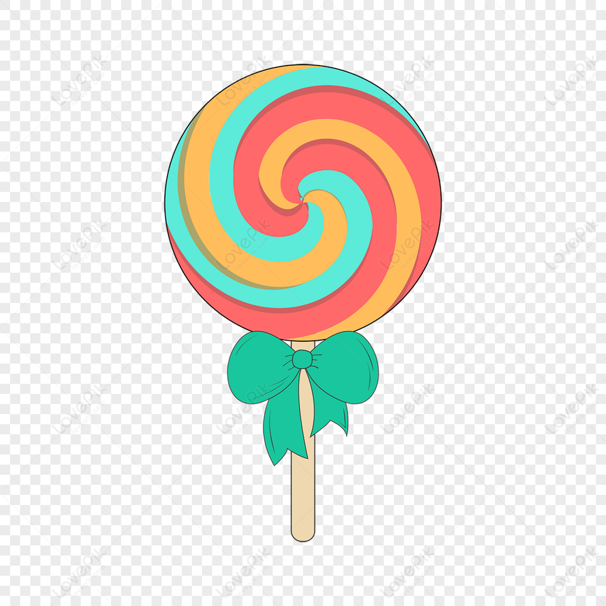 Lollipop Candy Cartoon Illustration Graphic by catalyststuff · Creative  Fabrica